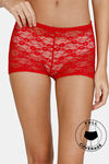 Zivame Low Rise Full Coverage Boyshorts - Barbados Cherry — thumbnail 1